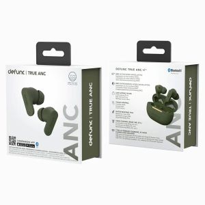 Defunc True ANC Earbuds - Draadloze oordopjes - Bluetooth draadloze oortjes - Met ANC noise cancelling functie - Green
