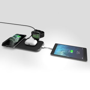 Zens Aluminium 4-in-1 Wireless Charger - Draadloze oplader voor iPhone, AirPods, Apple Watch en iPad - Power Delivery - 45 Watt