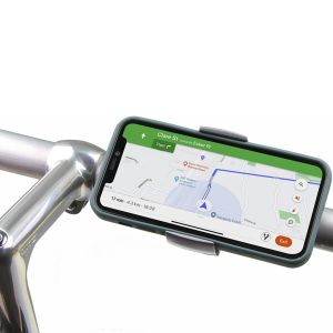 The Loop Mount Telefoonhouder voor fiets - Universeel - Stuur - Verstelbaar - Zilver