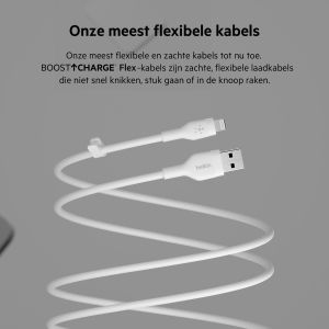 Belkin Boost↑Charge™ USB-A naar Lightning kabel siliconen - 1 Meter - Wit