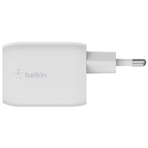 Belkin Boost↑Charge™ GaN Pro Adapter 2 poorts met USB-C kabel - USB-C - 65W - Wit