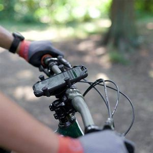 RAM Mounts Tough-strap telefoonhouder universeel klein voor fiets/motor/scooter - Zwart