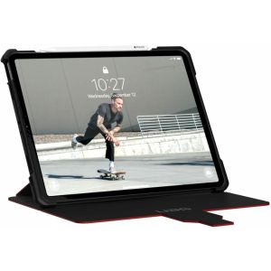UAG Metropolis Bookcase iPad Pro 12.9 (2022) / Pro 12.9 (2021) - Rood