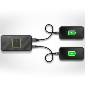 OtterBox Powerbank USB-C - 10.000 mAh - Draadloos opladen - Power Delivery - Zwart