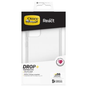 OtterBox React Backcover Samsung Galaxy S22 Plus - Transparant