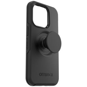 OtterBox Otter + Pop Symmetry Backcover iPhone 14 Pro - Zwart