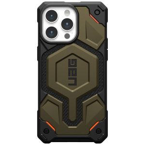 UAG Monarch Pro Backcover iPhone 15 Pro Max - Kevlar Element Green