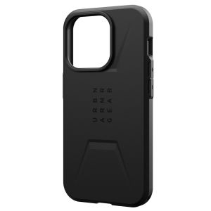 UAG Civilian Backcover MagSafe iPhone 15 Pro - Zwart