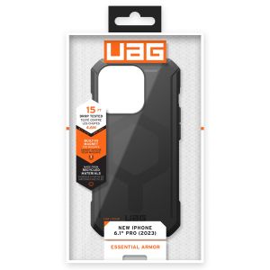 UAG Essential Armor MagSafe iPhone 15 Pro - Zwart