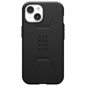 UAG Civilian Backcover MagSafe iPhone 15 - Zwart
