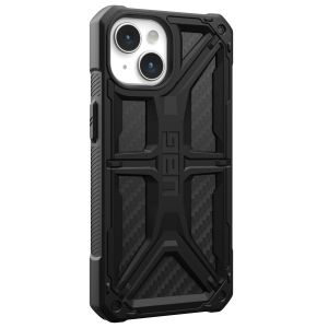 UAG Monarch Backcover iPhone 15 - Carbon Fiber