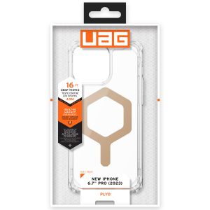 UAG Plyo Backcover Magsafe iPhone 15 Pro Max - Ice / Goud