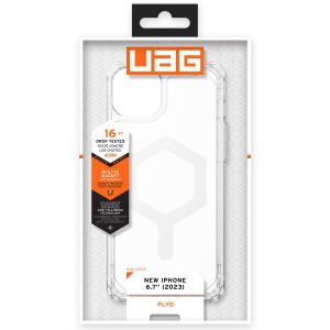 UAG Plyo Backcover Magsafe iPhone 15 Plus - Ice / Wit