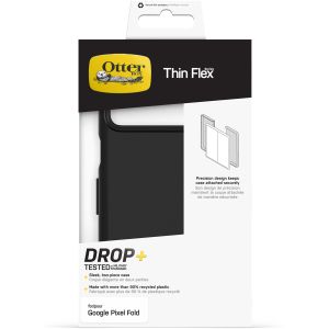 OtterBox Thin Flex Backcover Google Pixel Fold - Zwart