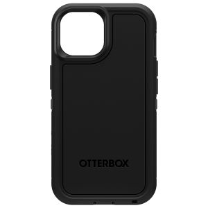 OtterBox Defender Rugged Backcover met MagSafe iPhone 15 - Zwart