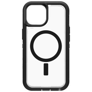 OtterBox Defender Rugged Backcover met MagSafe iPhone 15 - Transparant / Zwart