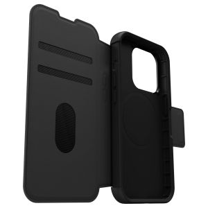OtterBox Strada Bookcase MagSafe iPhone 15 Pro - Zwart