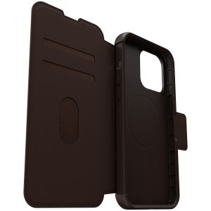 OtterBox Strada Bookcase MagSafe iPhone 15 Pro Max - Bruin