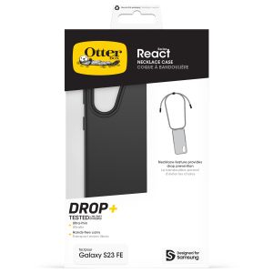 OtterBox React Necklace Backcover Samsung Galaxy S23 FE - Black