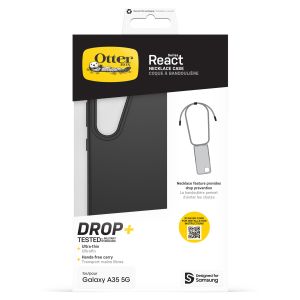 OtterBox React Necklace Backcover Samsung Galaxy A35 - Black