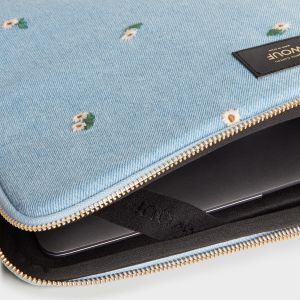 Wouf Laptop hoes 13-14 inch - Laptopsleeve - Denim Ines