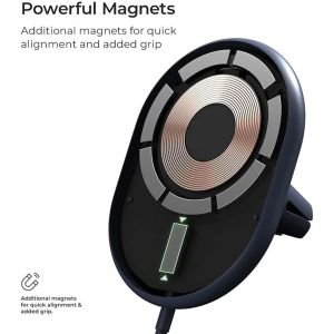 iOttie Velox Magnetic Air Vent Mount - Telefoonhouder auto - Ventilatierooster - Magnetisch - Blauw