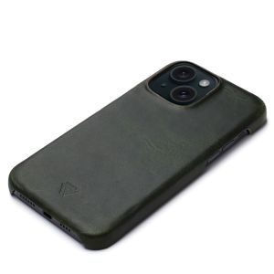 Wachikopa Full Wrap Backcover iPhone 15 - Dark Green