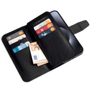 Wachikopa Multi Wallet Bookcase iPhone 15 Pro - Black