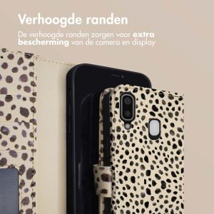 iMoshion Design Bookcase Samsung Galaxy A20e - Black And White Dots