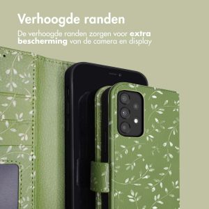 iMoshion Design Bookcase Samsung Galaxy A33 - Green Flowers