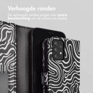 iMoshion Design Bookcase Samsung Galaxy A33 - Black And White
