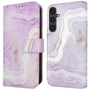 iMoshion Design Bookcase Samsung Galaxy S23 FE - Purple Marble