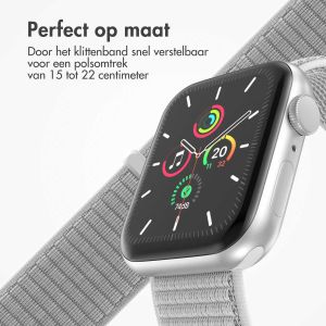 iMoshion Nylon⁺ bandje Apple Watch Series 1-9 / SE / Ultra (2) - 42/44/45/49 mm - Seashell