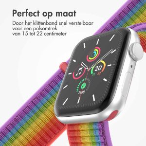 iMoshion Nylon⁺ bandje Apple Watch Series 1-9 / SE / Ultra (2) - 42/44/45/49 mm - Pride Edition