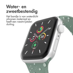 iMoshion Siliconen⁺ bandje Apple Watch Series 1-9 / SE / Ultra (2) - 42/44/45/49 mm - Pine - Maat M/L