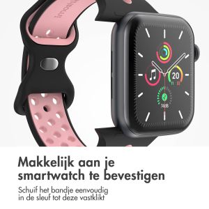 iMoshion Sport⁺ bandje Apple Watch Series 1-9 / SE - 38/40/41 mm - Maat S/M - Black Pink
