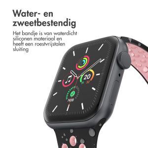 iMoshion Sport⁺ bandje Apple Watch Series 1-9 / SE - 38/40/41 mm - Maat M/L - Black Pink