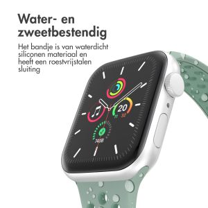 iMoshion Sport⁺ bandje Apple Watch Series 1-9 / SE / Ultra (2) - 42/44/45/49 mm - Maat S/M - Light Green & Green