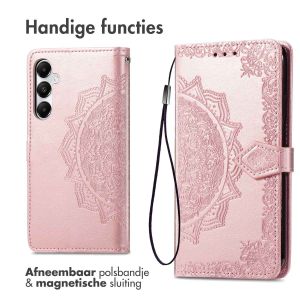 iMoshion Mandala Bookcase Samsung Galaxy A35 - Rosé Goud