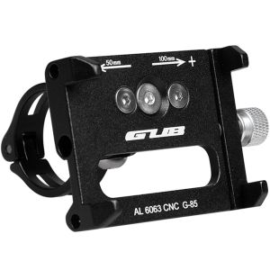GUB G85 Telefoonhouder fiets - Verstelbaar - Universeel - Zwart