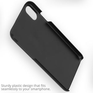 Ontwerp je eigen iPhone Xs / X hardcase hoesje - Zwart