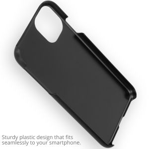 Ontwerp je eigen iPhone 11 hardcase hoesje - Zwart
