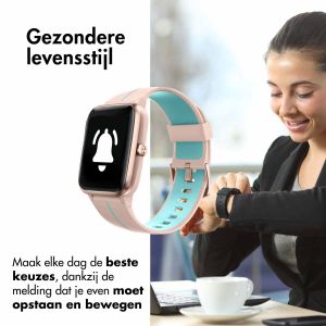 Lintelek Smartwatch ID205G - Roze / Blauw