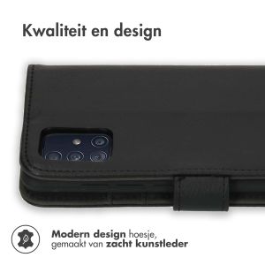 iMoshion Luxe Bookcase Samsung Galaxy A51 - Zwart