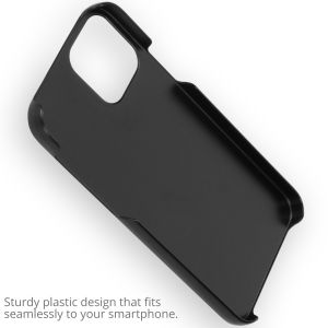 Ontwerp je eigen iPhone 12 (Pro) hardcase hoesje - Zwart