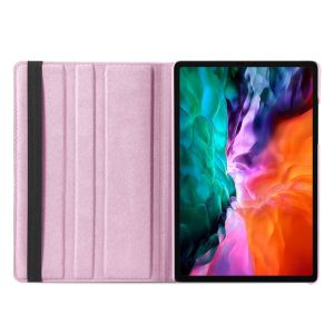 iMoshion 360° draaibare Bookcase iPad Pro 12.9 (2022) / Pro 12.9 (2021) / Pro 12.9 (2020) - Roze