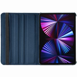 iMoshion 360° draaibare Bookcase iPad Pro 11 (2020) / iPad Pro 11 (2022) / Pro 11 (2021) - Blauw