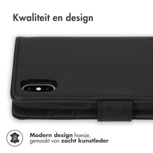 iMoshion Luxe Bookcase iPhone Xs / X - Zwart
