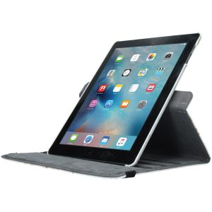 360° Draaibare Design Bookcase iPad 4 (2012) 9.7 inch / 3 (2012) 9.7 inch / 2 (2011) 9.7 inch - Wit Marmer