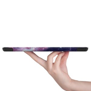 iMoshion Design Trifold Bookcase Samsung Galaxy Tab S6 Lite / Tab S6 Lite (2022) - Into Space
